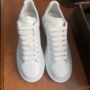 Alexander McQueen White Minimalist Sneakers